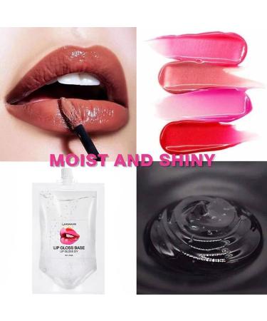 50ml Organic Lip Balm Base | Moisturizing DIY Lip Lick & Gloss | Clear Transparent Lip Glazing Material - Buy Online on GoSupps.com