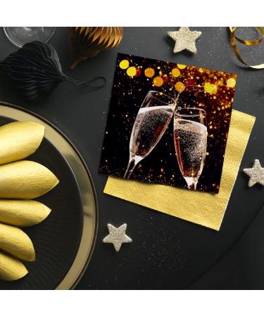 PAW 3-Layer Colorful Napkins (33x33 cm) - 20pcs for Birthdays Weddings & Celebrations | Perfect for New Year s Parties & More - Buy Online on GoSupps.com