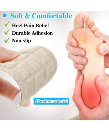 2 Pairs Heel Cushions for Pain Relief | Shock Absorption Inserts for Men & Women | Heel Spurs & Comfort Gel Pads - Buy Online on GoSupps.com