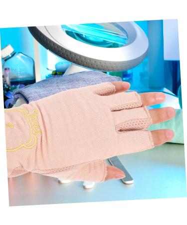 Beaupretty 1 Pair Manicure Gloves Anti Uv Protective Gloves for Manicure Uv Gloves for Gel Manicures Uv Protection Gloves for Manicure Uv Gloves for Nail Cotton Nail Lamp - Buy Online on GoSupps.com