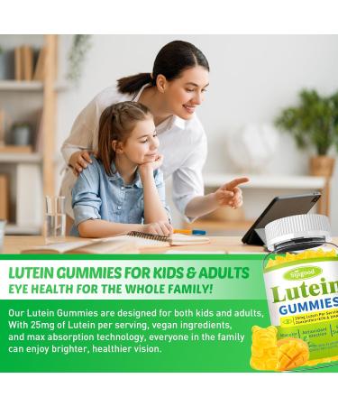 Lutein and Zeaxanthin Supplements Gummies with Astaxanthin & Bilberry Extract - Eye Vitamins with Omega-3, Vitamins A, C, E, D3 & Zinc for Vision Health - Sugar Free, Mango Flavor, 120 Count 60 Count (Pack of 2) - Buy Online on GoSupps.com