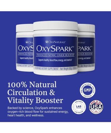 OxySpark Nitric Oxide Supplement for Men & Women | Support Energy Circulation & Stamina | L-Citrulline ViNitrox & Beet Root Powder | 30 Servings (1 Bottle) | Made in USA 9.24 Ounce (Pack of 1) - Buy Online on GoSupps.com