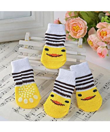 Hwtcjx 8 Pcs Paw Protector Dog Socks Paws Stop Licking Socks for Dogs Non-Slip Pet Socks Pet Socks with Rubber Non-Slip Warmth Anti-Scratch Suitable for Indoor Wear 30x75 mm (S/M) - Buy Online on GoSupps.com