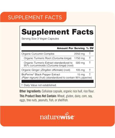 NatureWise Curcumin Turmeric 2250mg 95% Curcuminoids 90 Count + B Complex Vitamins with Folic Acid 60 Count - Bundle for Daily Immune Support Bone & Heart Health - Gluten Free Non-GMO - Buy Online on GoSupps.com