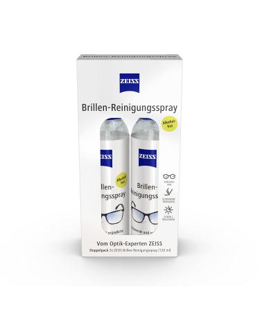 Zeiss glasses cleaning spray double pack with 2x 120ml Content for gentle & thorough cleaning of your glasses-alcohol-free spray 1 piece (2 Pack) - Buy Online on GoSupps.com