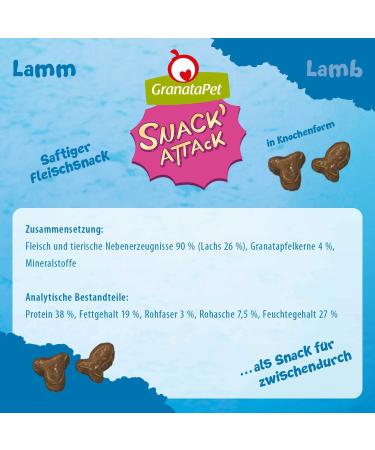 Granapet Snack 'Attack Fish - 100g Soft Dog Treats | No Cereals No Sugar Additives | Healthy Dog Snacks for International Shipping - Buy Online on GoSupps.com