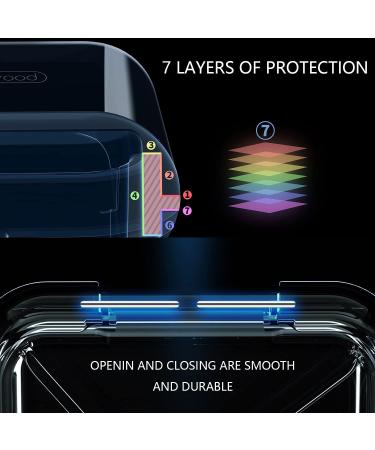 Portable Small Pill Box Travel Case 4 Compartment Medicine Organizer - Waterproof & Cute Daily Pill Dispenser for Purse or Pocket - Buy Online on GoSupps.com