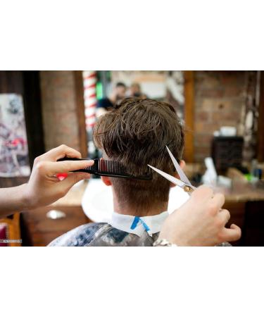 YSCARE Professional Hairdressing Barber Scissor - Stainless Steel Hair Cutting Shears for Salon Barbers - 6.5 inch (Silver) - Buy Online on GoSupps.com