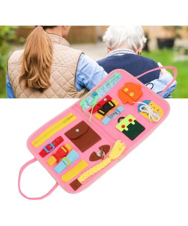 Fidget Blanket Calming Dementia Activities for Elderly Sensory Pad for Anxiety Relief Memory Aid Alzheimer's Toy Memory Loss Fidget Toys Autistic Activities Pad Sensory Blanket - Buy Online on GoSupps.com