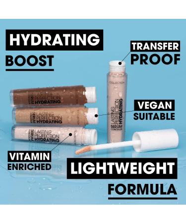 Collection Lasting Perfection Hydrating Serum Concealer in Ivory - Moisturizing Formula for Flawless Coverage - Buy Online on GoSupps.com