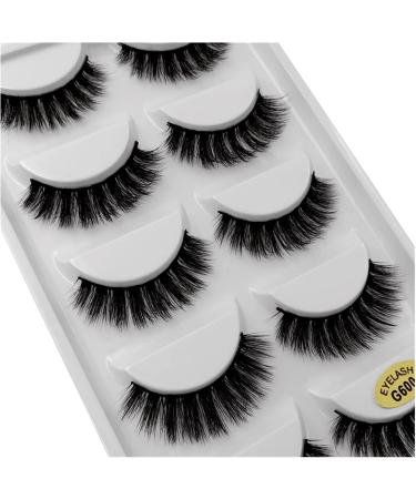 UAMOU Lashes 10/20/50/100 Boxes Mink Eyelashes 5 Pairs Natural False Eyelashes Thick Fluffy Faux Cils Lashes In Bulk G6 Cheerfully (Color : G603S Size : 20 boxes) - Buy Online on GoSupps.com