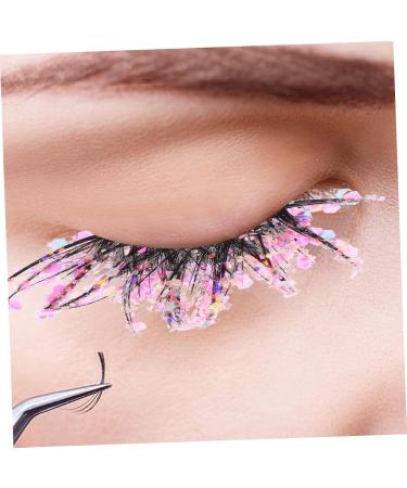POPETPOP 2 Pairs Fake Eyelashes Christmas Eyelashes Makeup Eyelashes Cosmetic Fake Lashes Glitter Lashes Soft Halloween Eye Lashes Colored Lash Extensions Miss Fiber Natural Adhesive - Buy Online on GoSupps.com