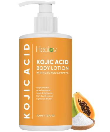Kojic Acid Lotion Skin Brightening Body Lotion for Age Spots Hyperpigmentation Intimate Areas Dark Spot Remover Reduces Acne Scars and Evens Tone Kojic Acid Cream for Brighter Glowing Look