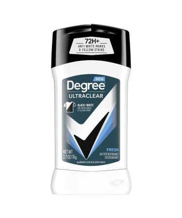Degree Men UltraClear Antiperspirant Deodorant Fresh 72-Hour Sweat & Odor Protection Antiperspirant For Men With MotionSense Technology 2.7 oz