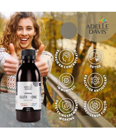 Adelle Davis Liposomal Glutathione High Dose 500mg Pineapple Flavored Liquid 1 x 200ml - Buy Online on GoSupps.com