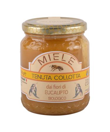 Tenuta Collotta - Miel d'Eucalyptus Biologique 500g - 100% Italien- Produite en Sicile Eucalyptus 500 g (Lot de 1)