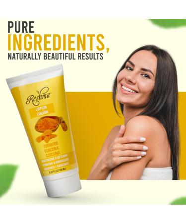 Reshma Beauty Turmeric Lotion| Face & Body Lotion for Normal to Dry Skin | Infused with Turmeric Extract Moisturizes and Soothes Skin (Pack of 6) - Buy Online on GoSupps.com