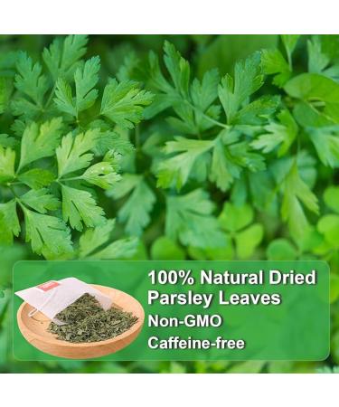 vFullChea - Parsley Tea Bags  40 Teabags  2g/bag - Premium Parsley Leaf Tea - Non-GMO - Caffeine-free - Aid Digestion & Boost Immunity - Buy Online on GoSupps.com