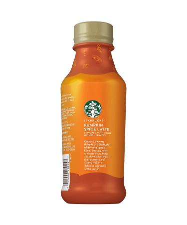 Starbucks Pumpkin Spice Latte 14 fl oz Bottles (8 Pack) - Limited Edition Iced Espresso Pumpkin Spice - Buy Online on GoSupps.com
