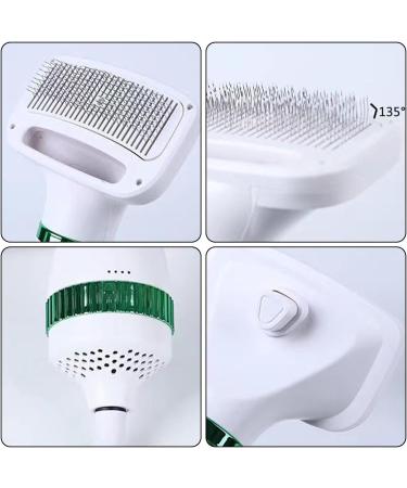 Pet Grooming Hair Dryer Grooming Bath Supplies with Brush | Quiet & Portable Dog Dryers with 3 Heat Settings for Bath Supplies Home & Travel Bairong British Regulatory - Buy Online on GoSupps.com