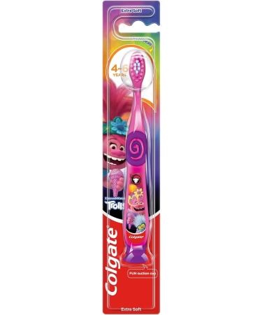 Colgate Kids Toothbrush for Ages 2-6 - Extra Gentle Manual Toothbrush with Suction Cup (Pack of 3) - Buy Online on GoSupps.com