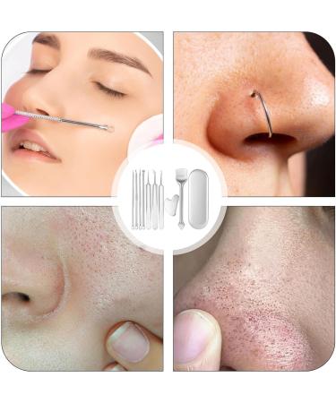 Whitehead Extractor Tool | Comedones Extractor Removal Kit - Stainless Multipurpose Whitehead Extractor Tool With Portable Case For Facial Nose - Buy Online on GoSupps.com