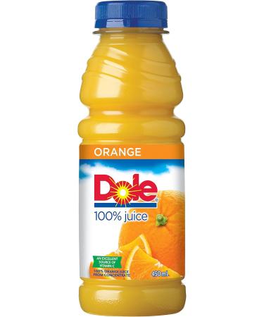 Dole 100% Orange Juice from Concentrate 450 ml Bottles 12 Pack - Buy Online on GoSupps.com