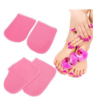 Double-Layered Wax Glove Set - Thickened Moisturizing Spa Treatment Gloves & Paraffin Bathing Shoes for Hands & Feet | Buy Internationally - Buy Online on GoSupps.com