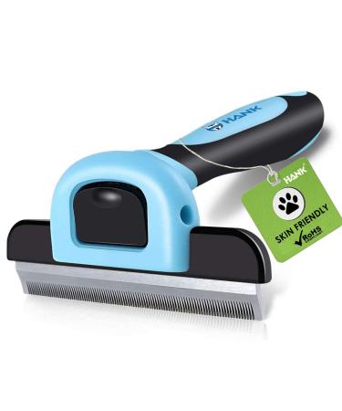 HANK Dog Deshedding Brush | Dog Hair Brush for Small to Large Breed | Pet Grooming Tool - Effectively Reduce Shedding up to 95% | Upgraded 6MM Large Round Edges - Perfect for Short - Medium Long Hair