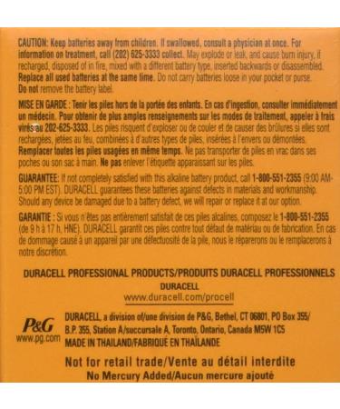 Buy Duracell AAA24 Procell Professional Alkaline Batteries - Reliable Power for Your Devices | Fast International Shipping - Buy Online on GoSupps.com