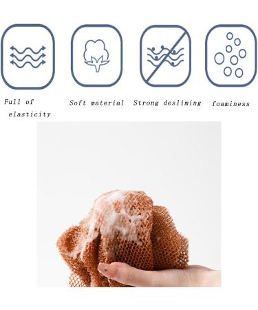 African Net Sponge 1 Pieces Exfoliating Net African Sponges Bath Sponge Exfoliating Body Scrubber Shower Scrubber African Net Sponge Bath Skin Smoother for Men & Women Clean (Pink) - Buy Online on GoSupps.com