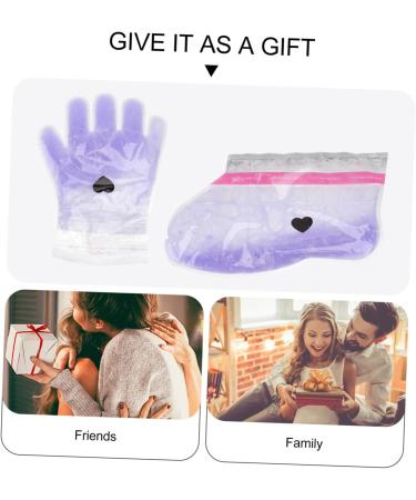 Ipetboom 2paires Couvre- Et Cire De Paraffine Lavande Pour Soins Nourrissants Des Et R utilisable Pour Spa Et - Buy Online on GoSupps.com