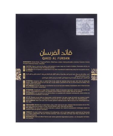 Lattafa Qaed Al Fursan for Men Eau de Parfum Spray 3.04 Ounce Qaed Al Fursan 3.04 Fl Oz (Pack of 1) - Buy Online on GoSupps.com