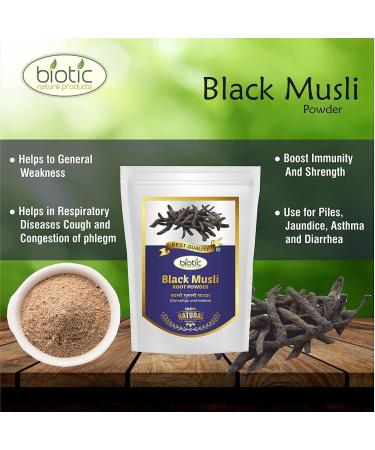 Nutranix eln Natural Black Musli Powder - Kali Musli Powder - Curculigo orchioides - 100 gm - Buy Online on GoSupps.com