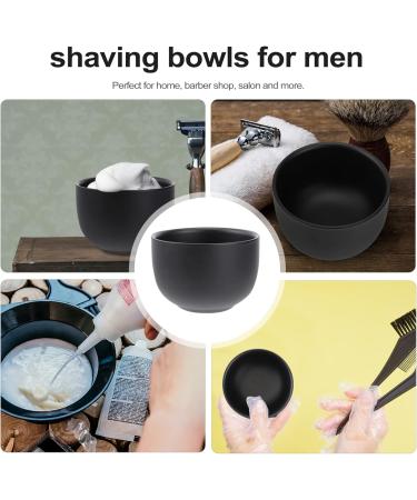 Frcolor 3pcs Stainless Steel Shaving Soap Shells - Razor Storage Men's Grooming Essentials - 7x7cm Black - Buy Online on GoSupps.com