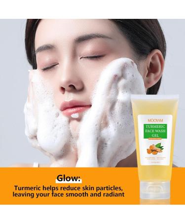 Kurkuma Face Detergent - Soothing & Moisturizing Facial Cleaner for Acne-Prone Skin | 100ml Turmeric Oil Cleanser - Buy Online on GoSupps.com