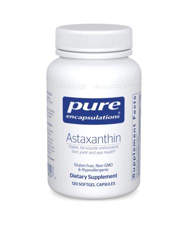 Pure Encapsulations Astaxanthin | Antioxidant Supplement for Joints, Skin and Eye Health, and Free Radicals* | 120 Softgel Capsules 120 Count (Pack of 1)