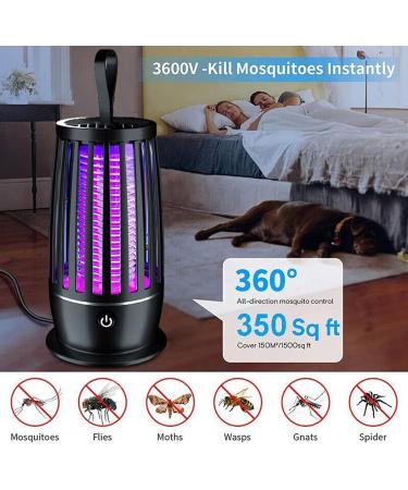 Zappify Bug Zapper 2.0 Zapify Bug Zapper 2.0 2024 New Zapify Mosquito Zapper - Portable Mosquito Zapper Multifunction Waterproof Mute Rechargeable Mosquito Zapper (White) Black - Buy Online on GoSupps.com