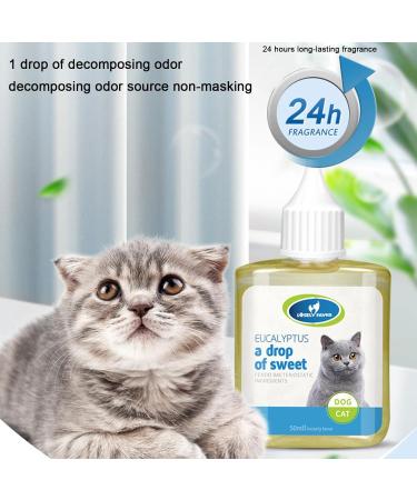 Cat Box Deodorizer Pet Carpet and Rug Deodorizer for Urine and Odor Air 1.69oz Non-Stimulating Air Deodorizer for Pet Room Carpet Urine Rug - Buy Online on GoSupps.com