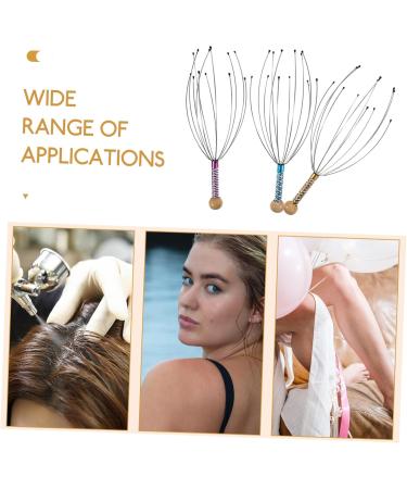 Fomiyes 3-in-1 Scalp Scratcher with Vibration Natural Wooden Hair Growth Stimulator & Shampoo for Women Relaxing Scalp Massage Tool - Buy Online on GoSupps.com