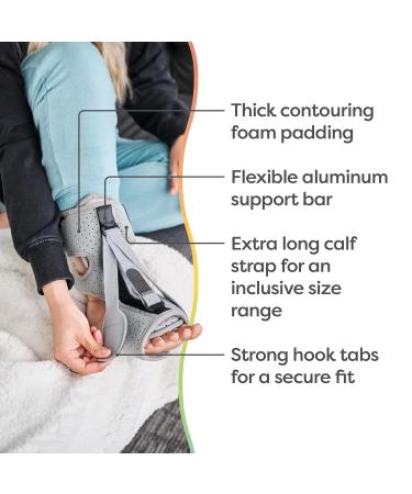 ZenToes Plantar Fasciitis Relief Night Splint Brace - Support Boot for Heel Pain Treatment for Men & Women | International Shipping Available - Buy Online on GoSupps.com