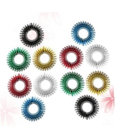 Healeved 24 STK Finger Massage Device - Stress Relief Acupressure Rings for Kids & Adults | Best Toy for Relaxation & Game Set - Buy Online on GoSupps.com