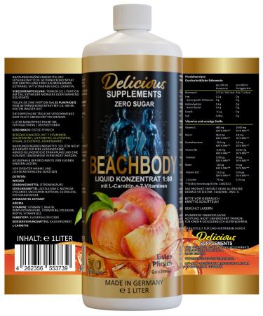 Delicious Beachbody Liquid Iced Tea Peach - Refreshing Flavor Healthy Hydration International Shipping - Buy Online on GoSupps.com