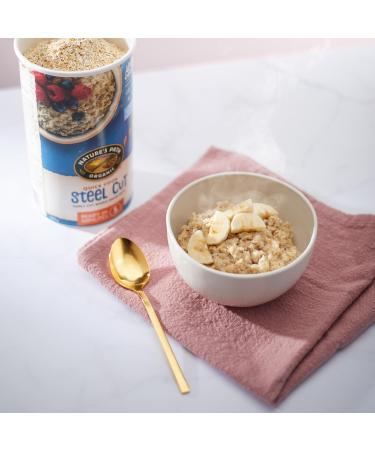 Nature's Path Organic Quick Cook Steel Cut Oatmeal 680 g (Pack of 6) Non-GMO - Buy Online on GoSupps.com