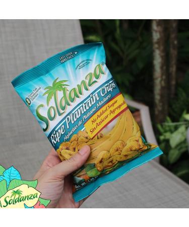 Soldanza Maduritos Plantain Chips Ripe 2.5 oz (Pack of 24) - Delicious Snack Choice - Buy Online on GoSupps.com