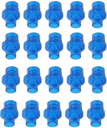 20pcs CPR Filtering Mask Accessory Professional Cardiopulmonary Resuscitation Face Shield Replacement One Way Valve Mouthpower to Breathe Resuscitator (Blue) - Buy Online on GoSupps.com