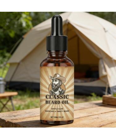 Beard Oil - 30ml Non-Sticky Moisturizing Conditioner | Care and Styling Solution for a Smooth Beard | For Dad Grandad Husband Beard Lovers Family Friends Adults - Buy Online on GoSupps.com