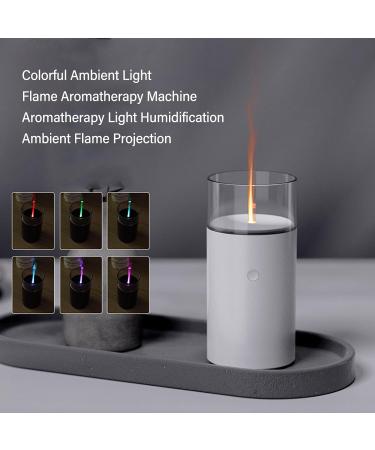 Essential Oil Diffuser 3 in 1 - Aromatherapy Humidifier & Night Light | Colorful LED Flame Design for Home & Office - Buy Online on GoSupps.com