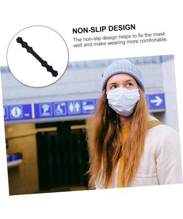 Magiclulu 10pc Masking Hooks - Black Mask Holder & Extension Buckle for Ear Protection | Durable Face Mask Lanyard - Buy Online on GoSupps.com