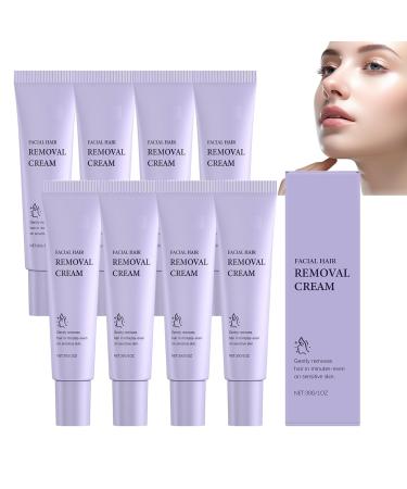 WRANBAO Gentle facial hair removal cream daily facial care for clean fast effective and painfree hair removal creams for womens body for all skin types 8 pieces